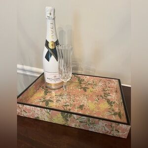 Gorgeous Floral and Butterflies acrylic tray 💖✨🦋